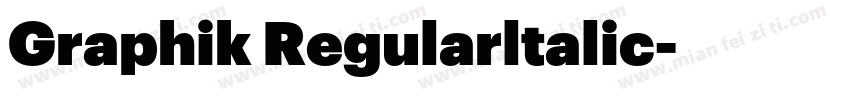 Graphik Regularltalic字体转换